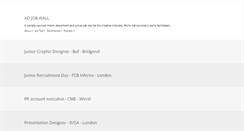Desktop Screenshot of adjobwall.com