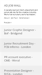 Mobile Screenshot of adjobwall.com